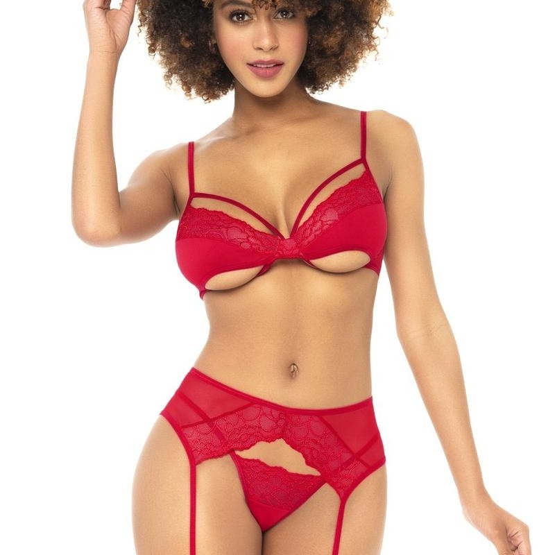 ensemble rouge de lingerie sexy pas cher du S au 4 XL, lingerie sexy