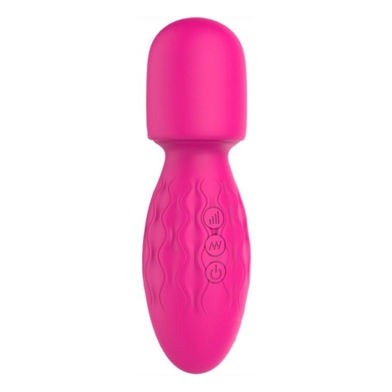 Mini Wand Power Magic 15cm - Tête 42mm Rose