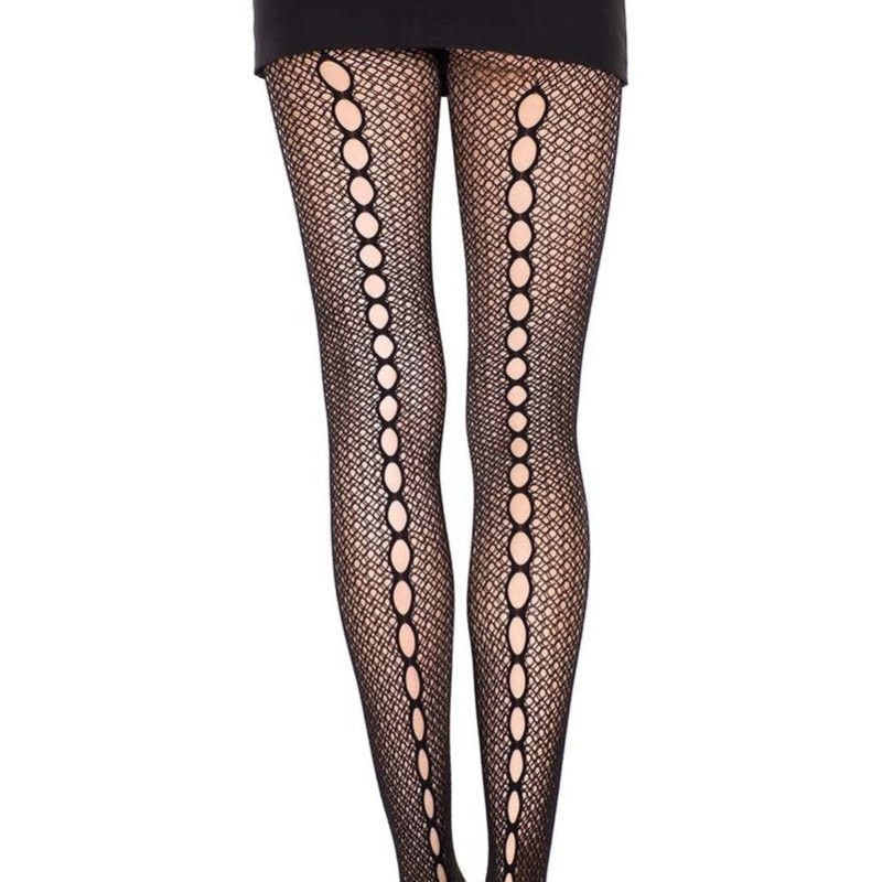 votre en bas et collants sexys de la marque music leg, vous propose ce collant noir en fine résille.