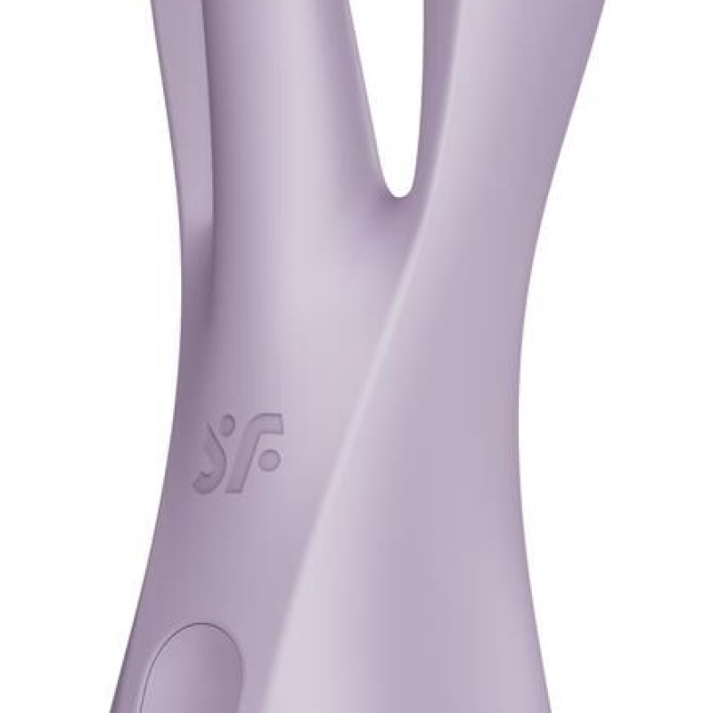 Stimulateur de clitoris vibrant Threesome 2 Satisfyer Violet