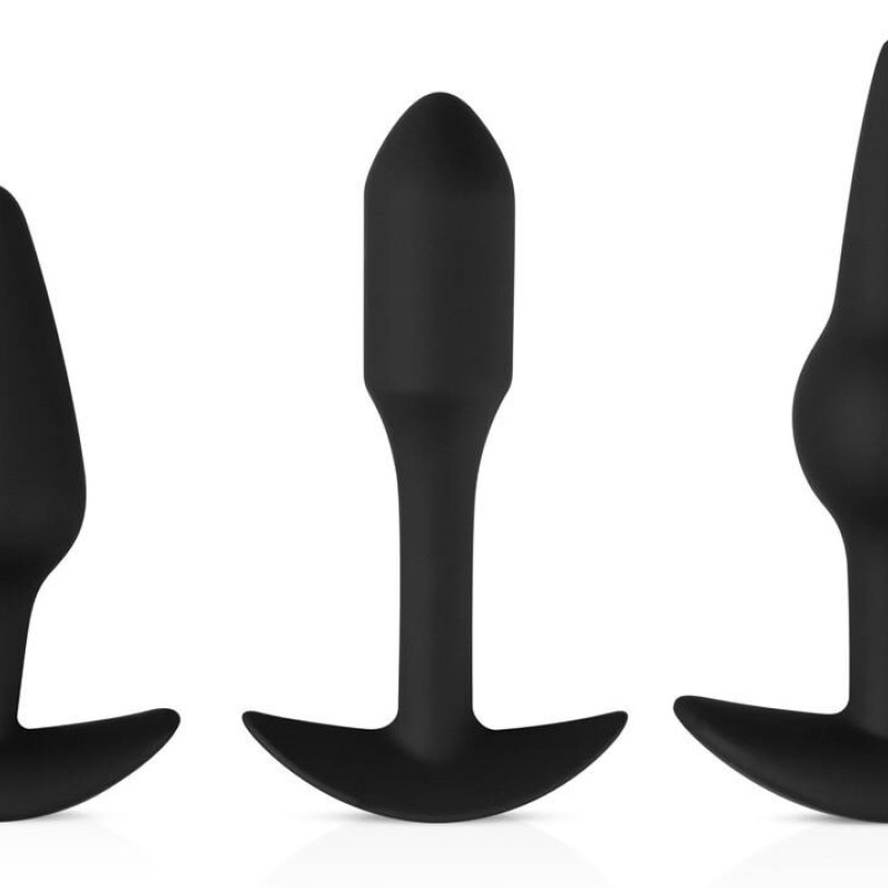 Kit de 3 plugs Pleasure Noirs