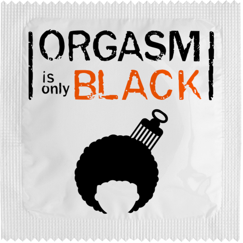 Orgasm is only black