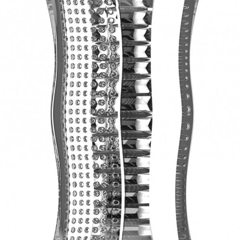 Masturbateur transparent SONO NÂ°23 - 15cm