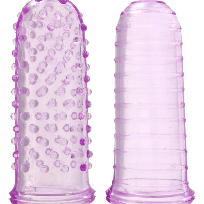 Gaines de doigt texturées Sexy Finger Ticklers x2