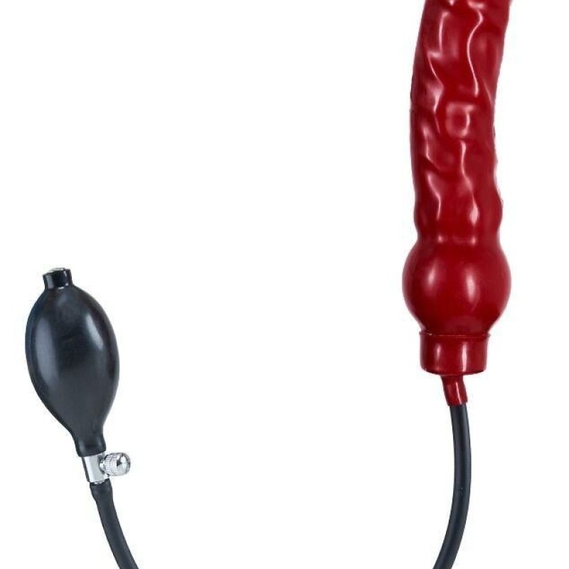 Gode gonflable Inflatable XL Latex Rouge 20 x 4.5cm