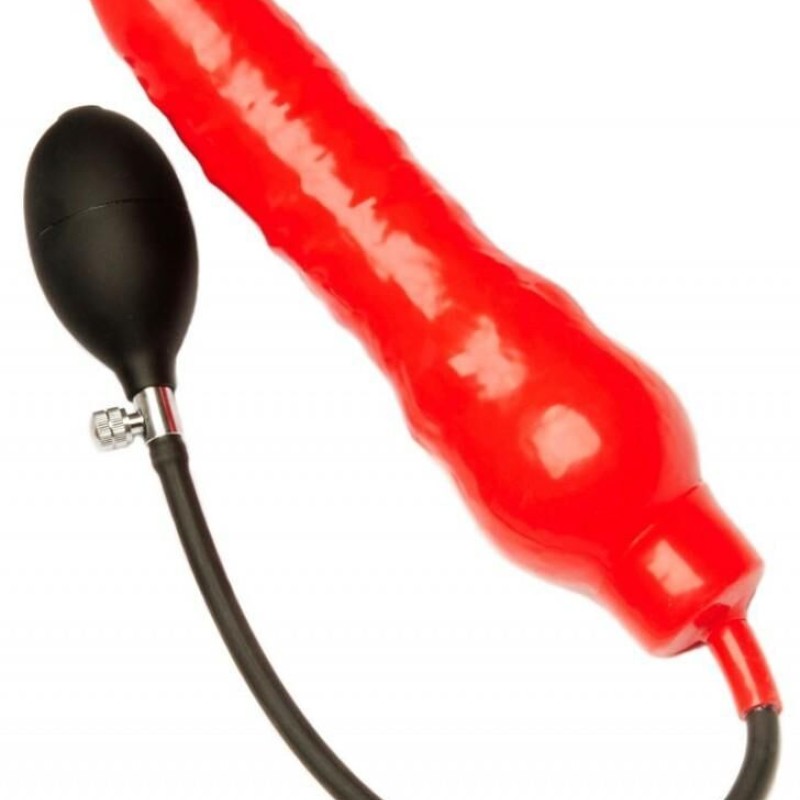 Gode gonflable rouge 16 x 4.5cm