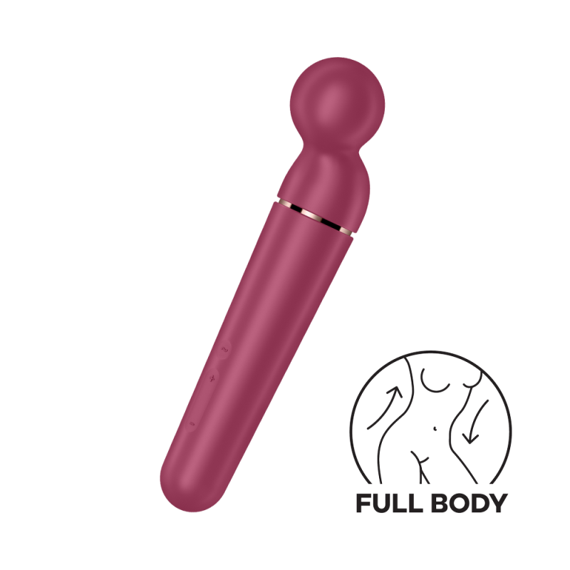 Vibromasseur wand rouge "Planet Wand-er" - Satisfyer