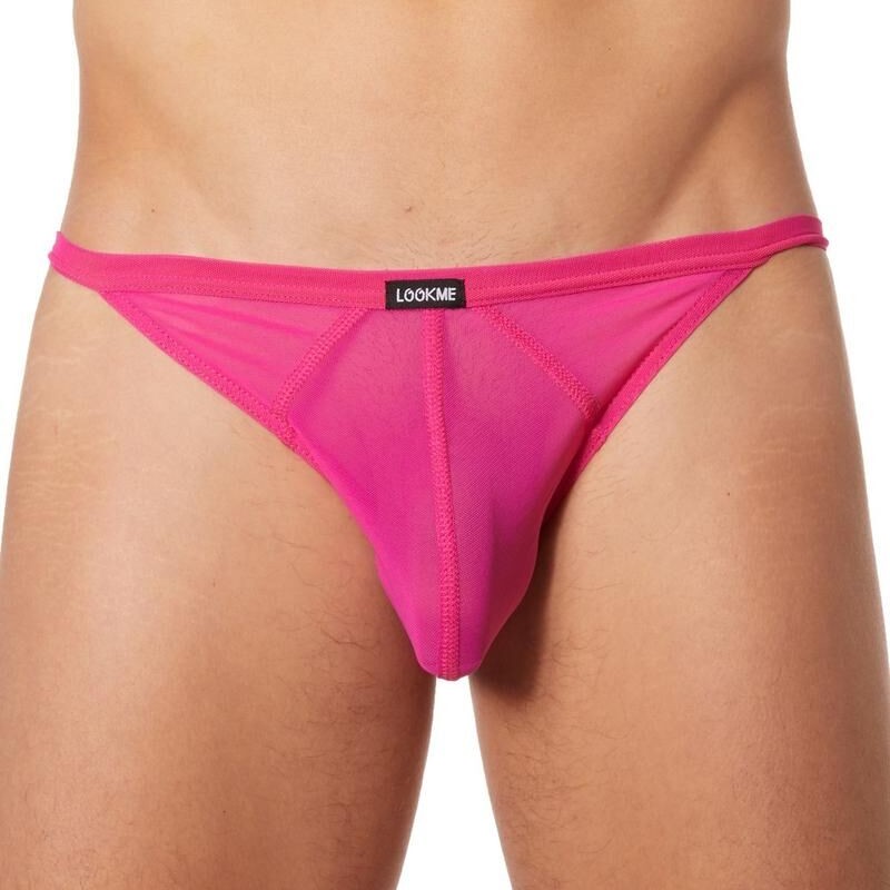 tanga rose sexy et tendance pour homme