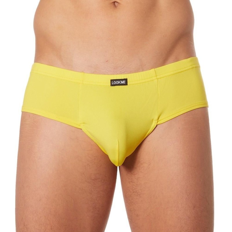 mini pant jaune sexy et tendance pour homme - lingerie sexy homme pas cher