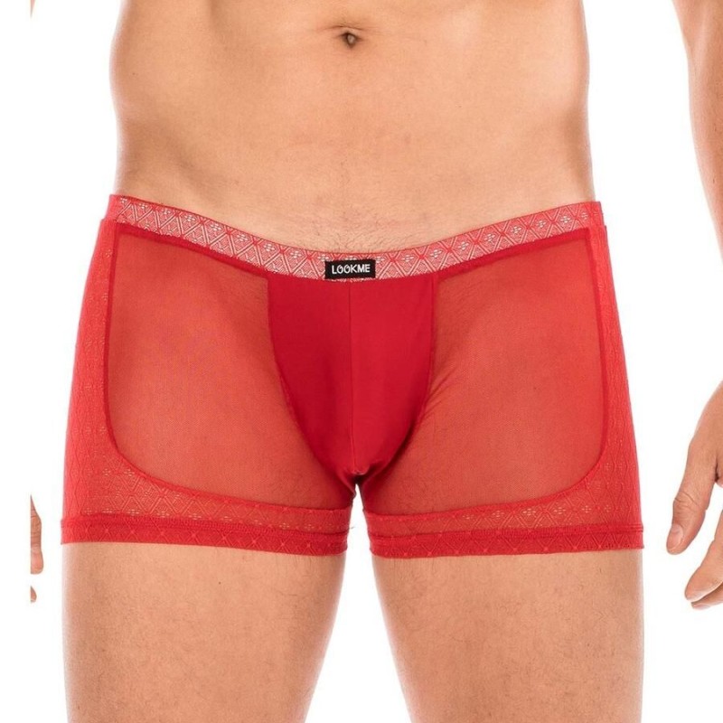 Boxer rouge homme sexy pas cher - lingerie sexy homme pas cher