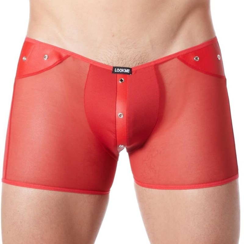 boxer rouge sexy pas cher - lingerie sexy pour homme pas cher