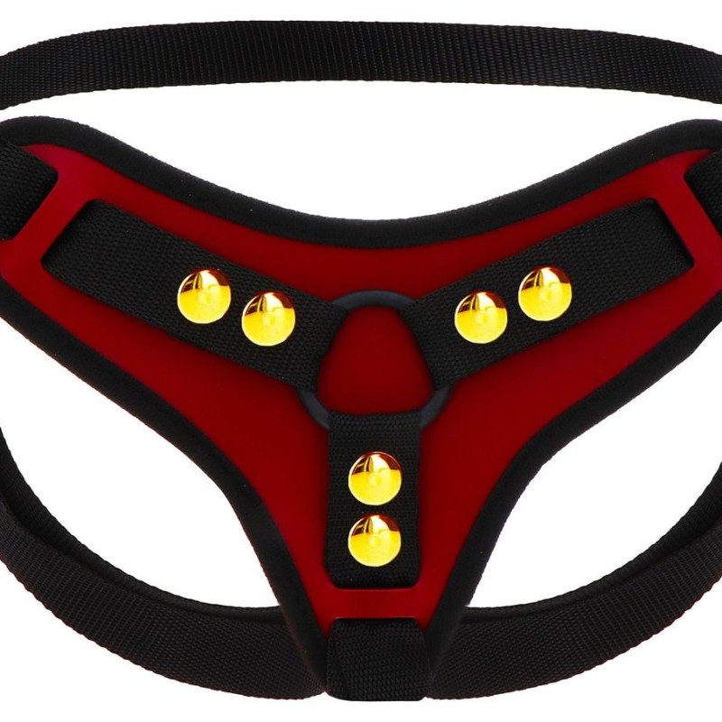 Jock-Harnais pour Gode-ceinture Taboom Rouge