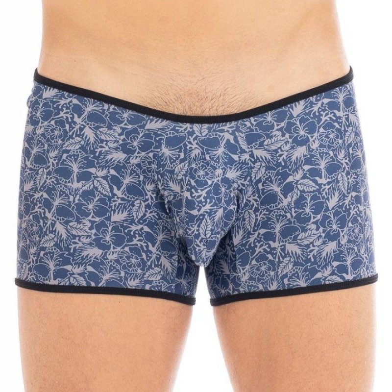 Boxer imprimé bleu Paradise - Lookme