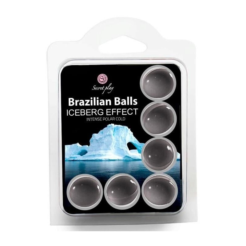 Pack de 6 Boules de massage Brazilian Balls Effet Iceberg