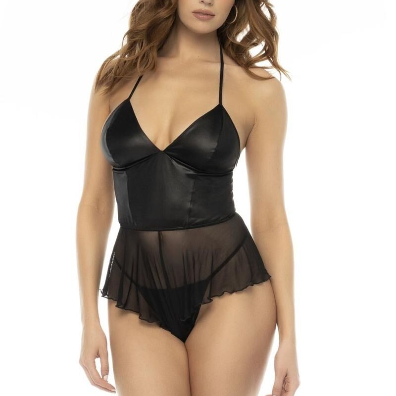 Body effet babydoll Pearl noir - Mapalé