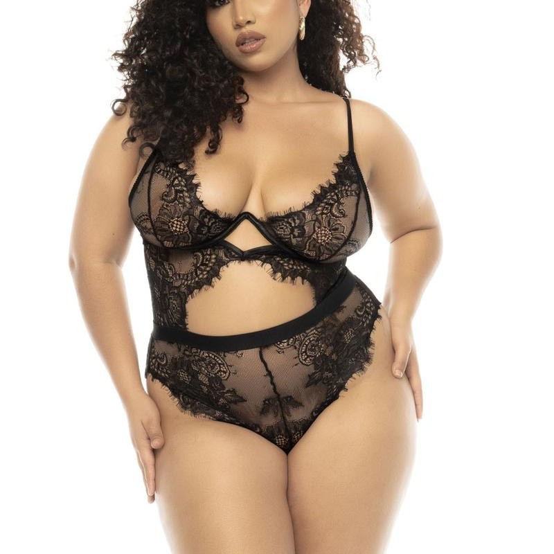 Body noir Nairobi grande taille - Mapalé