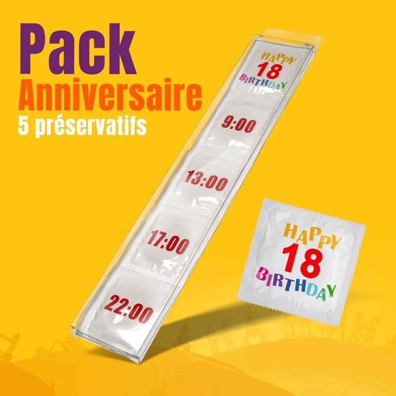 Pack Anniversaire 18 Ans