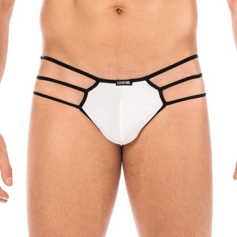 Jock blanc pour homme - lingerie sexy pour homme