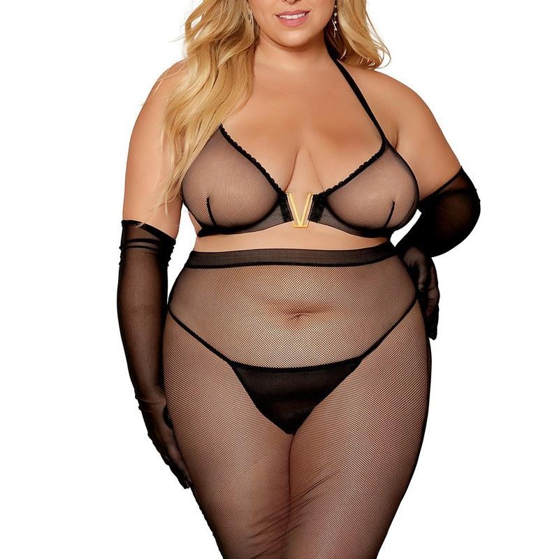 ensemble lingerie sexy, grande taille de la marque dreamgirl lingerie