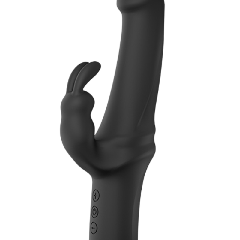 Vibromasseur Rabbit noir USB Player - Coeur Ardent