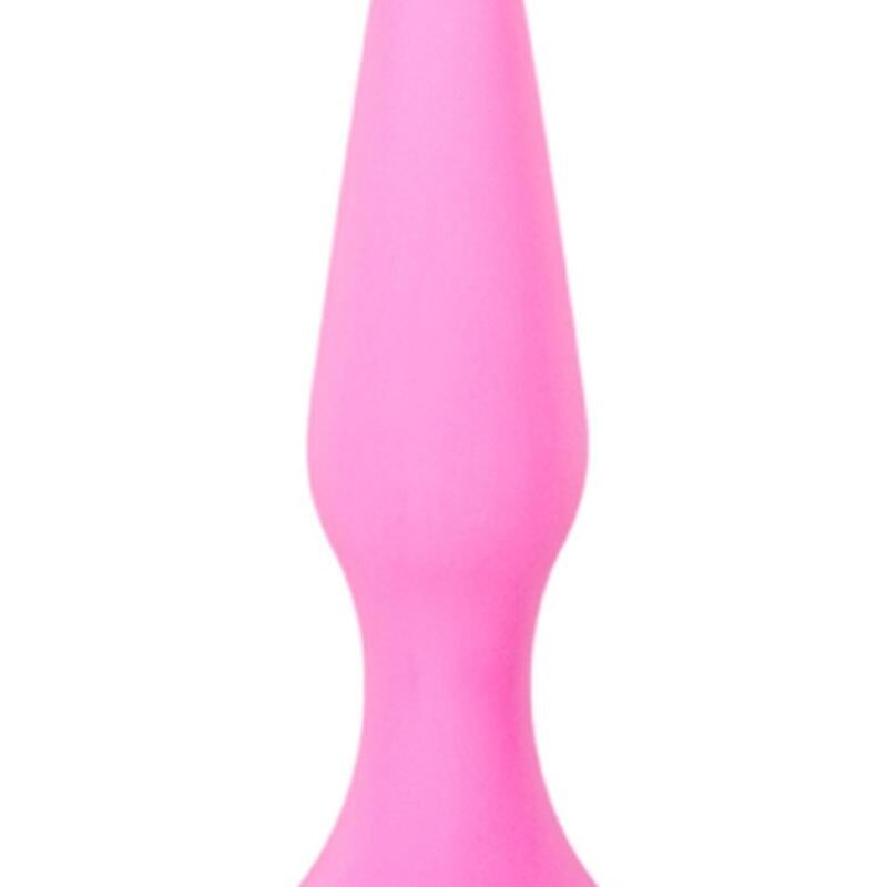 Sextoys : plug anal rose moyen base large