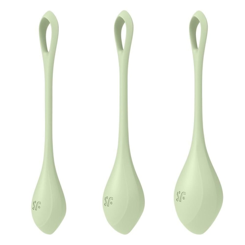 Set de trois boules de geisha pour rééducation du périnée - Satisfyer