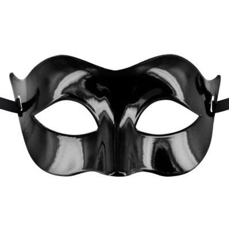 Masque noir brillant maskarade