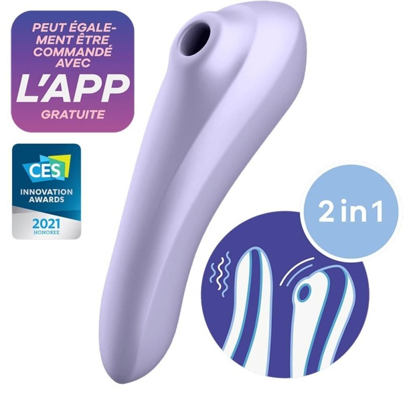 Vibromasseur et stimulateur de clitoris dual pleasure Satisfyer | sextoys lingerie et cosmétiques érotiques