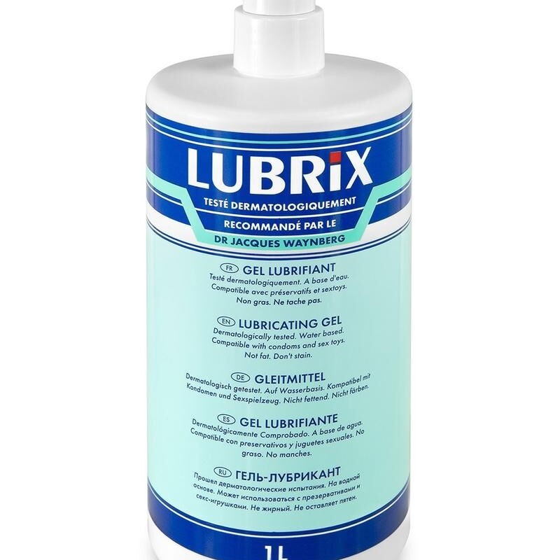 Gel lubrifiant 1 litre à base d'eau Lubrix - CC800152