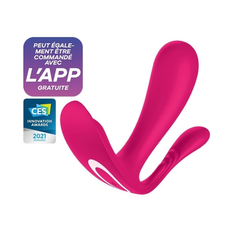 Vibromasseur portable connecté via application mobile - Satisfyer