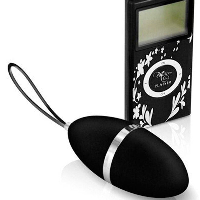 Oeuf vibrant noir télécommandé | sextoy pas cher | lingerie sexy | cosmétiques érotiques | livraison discrète