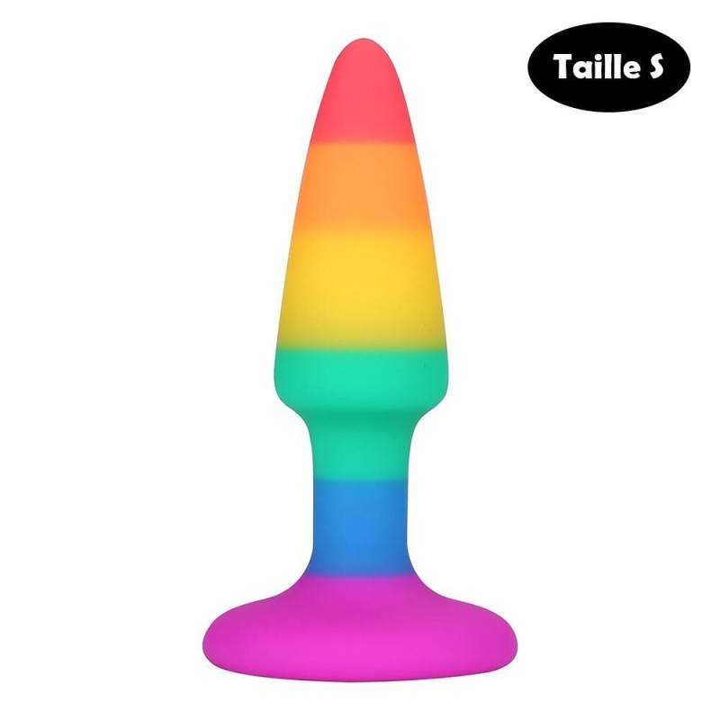 plug anal multicolore pride pas cher - sextoys pas cher