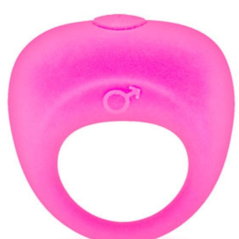 Glamy : cockring rose vibrant extensible