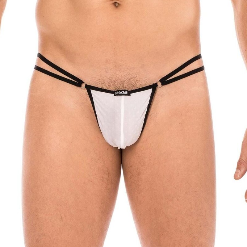 String homme blanc pas cher - lingerie sexy homme pas cher