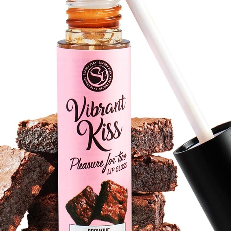 Gloss sexe oral brownie vibrant | sextoy pas cher | lingerie sexy | cosmétiques érotiques | livraison discrète