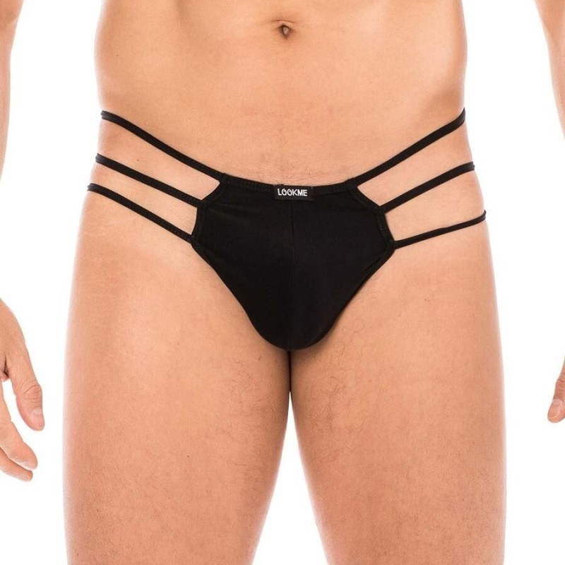 String sexy noir pour homme - lingerie sexy homme pas cher