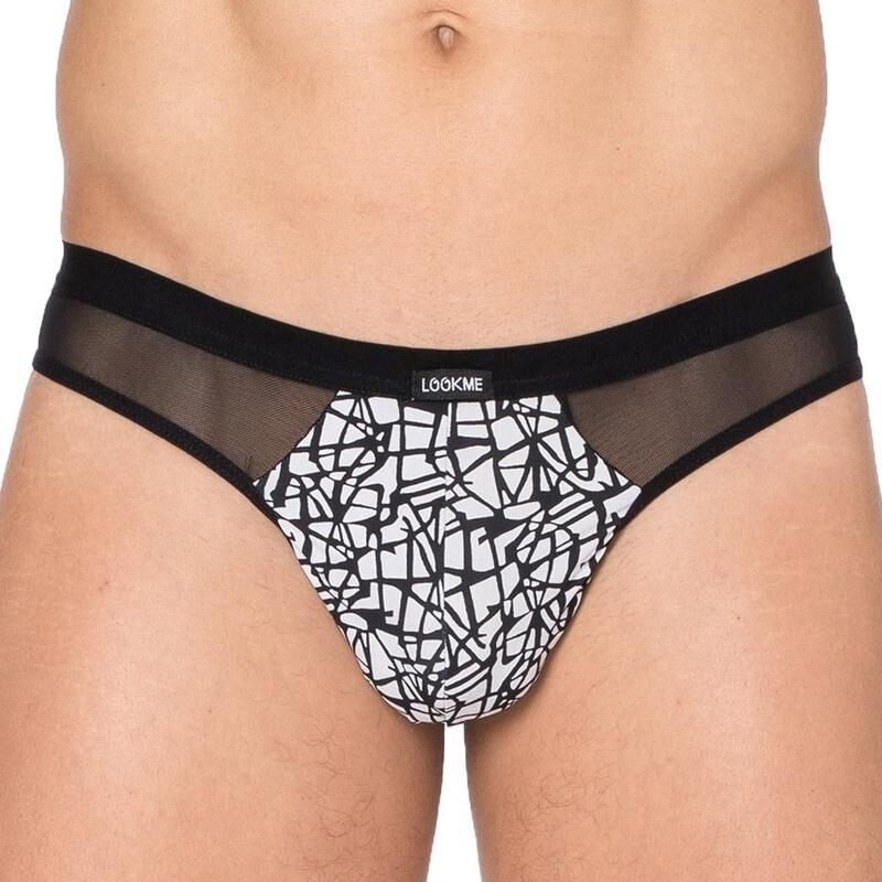 String à motif géométrique - String sexy homme