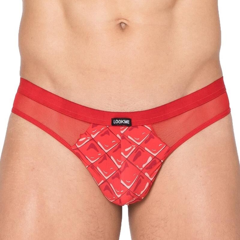 String à motif géométrique - String sexy homme