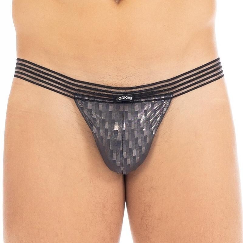 String pour homme argenté Bright - Lookme