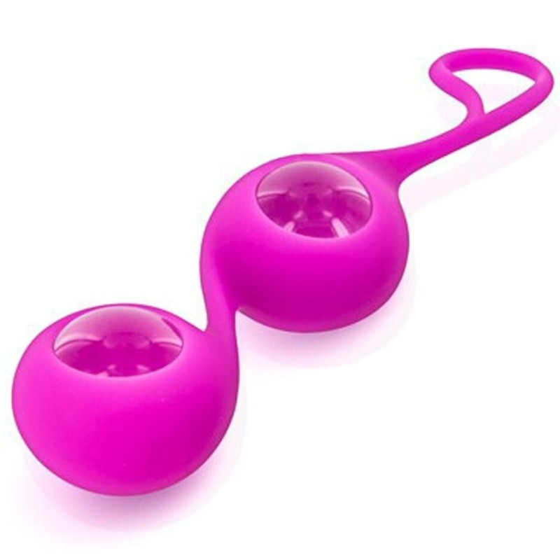 Boules de geisha rose avec ses billes de verre borosilicate amovibles