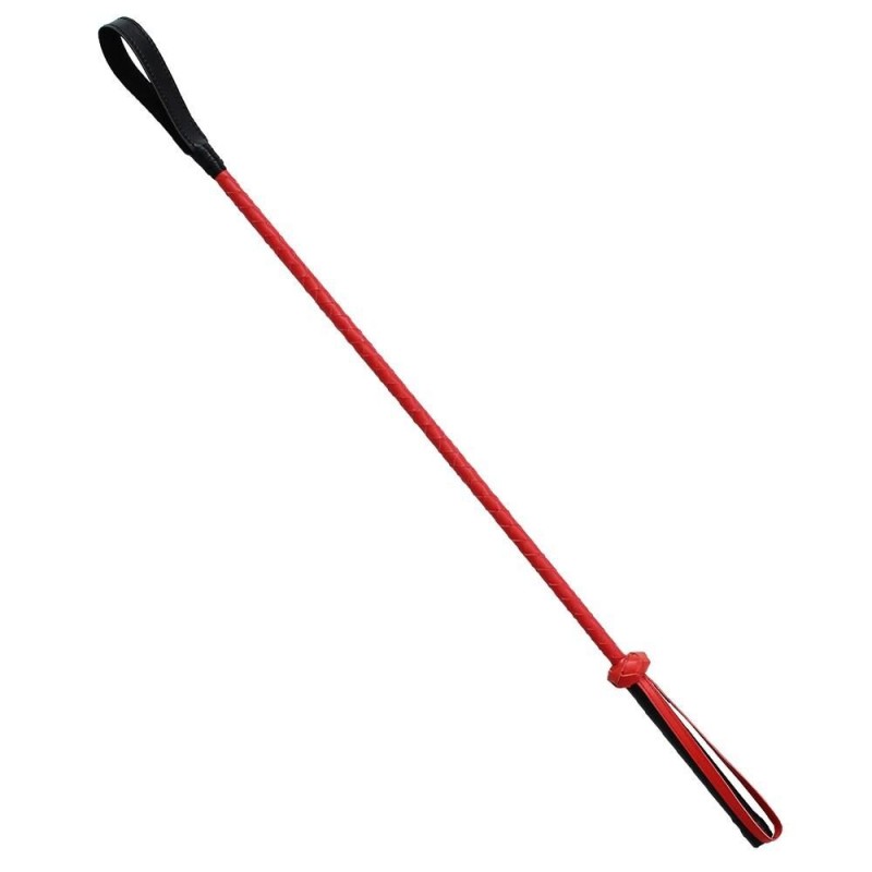 Cravache rouge de 71 cm - accessoires BDSM pas cher