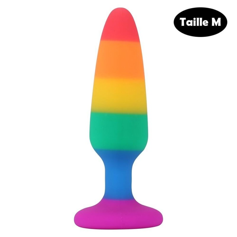 plug anal multicolore pride pas cher - sextoys pas cher