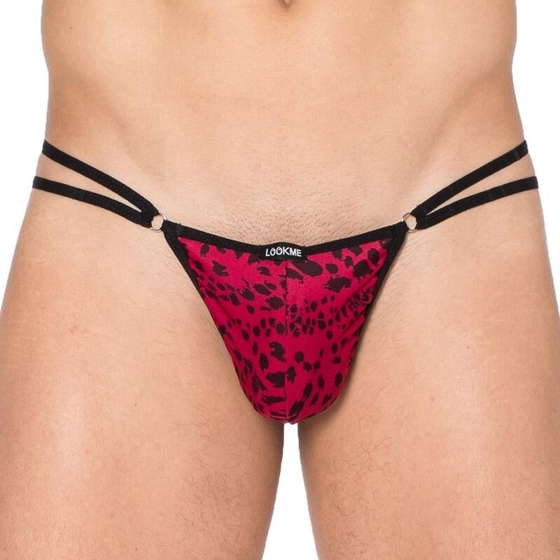 String ficelle imprimé panthère - String sexy homme