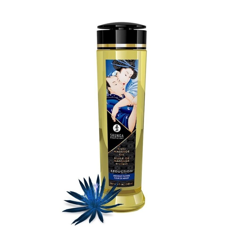 shunga : huile massage fleur de minuit