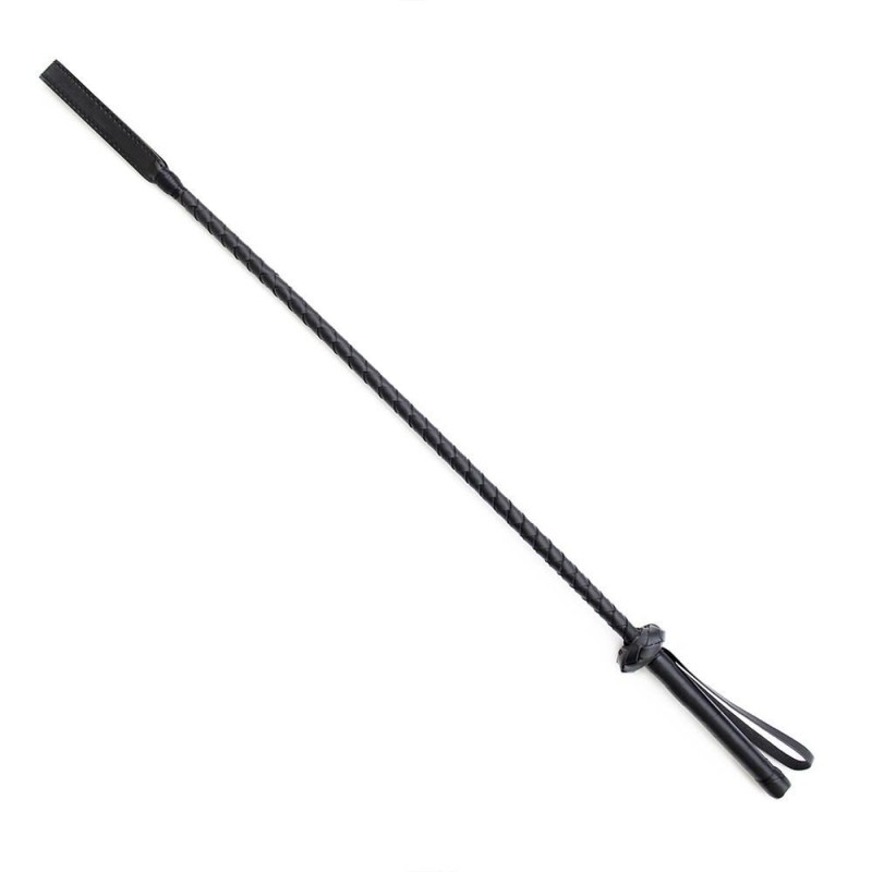 Cravache noire de 71 cm - accessoires BDSM pas cher