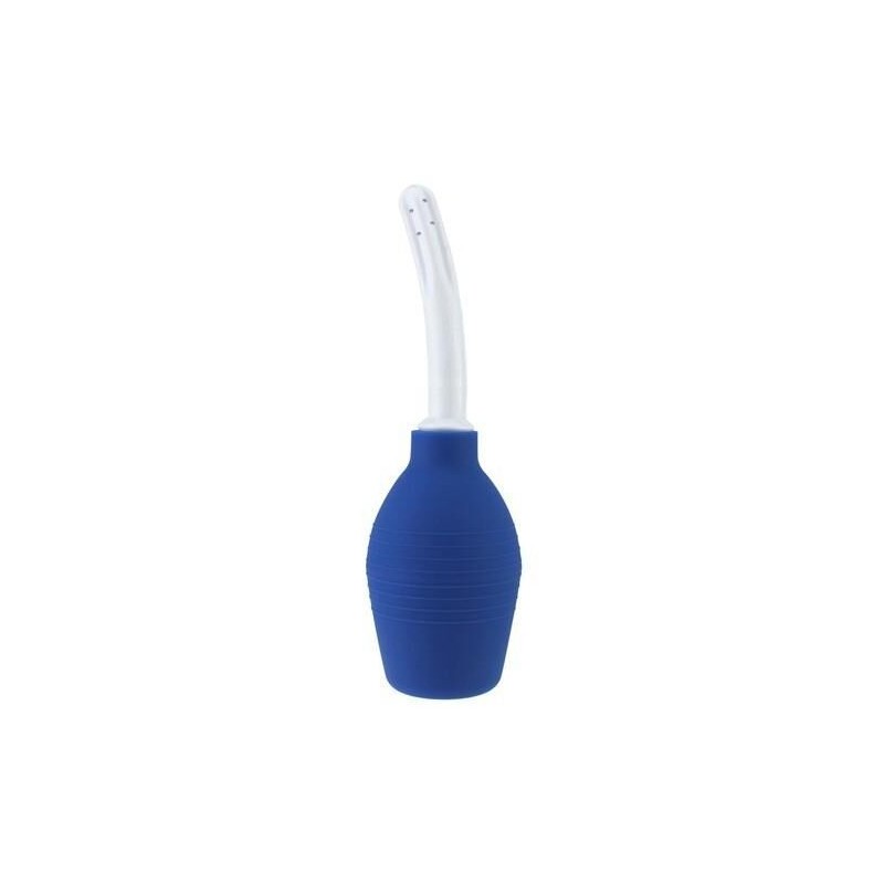 Poire de lavement Douche Anale Bleue 2 - Insertion 12 x 2cm