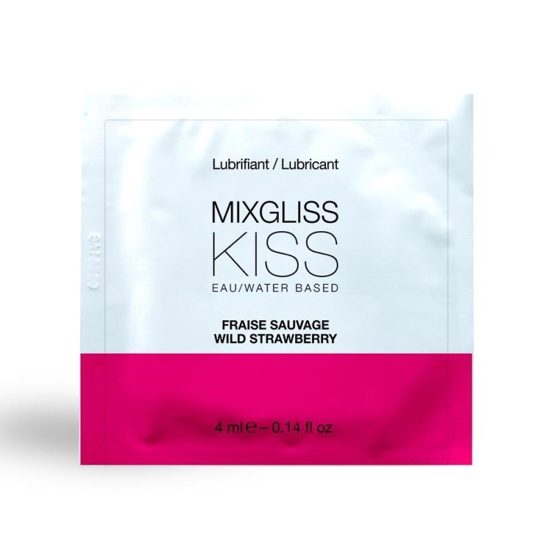 Dosette lubrifiant Mixgliss Eau Kiss Fraise Sauvage 4 ML - L6022399