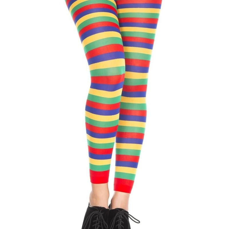 Legging collant fantaisie arc en ciel