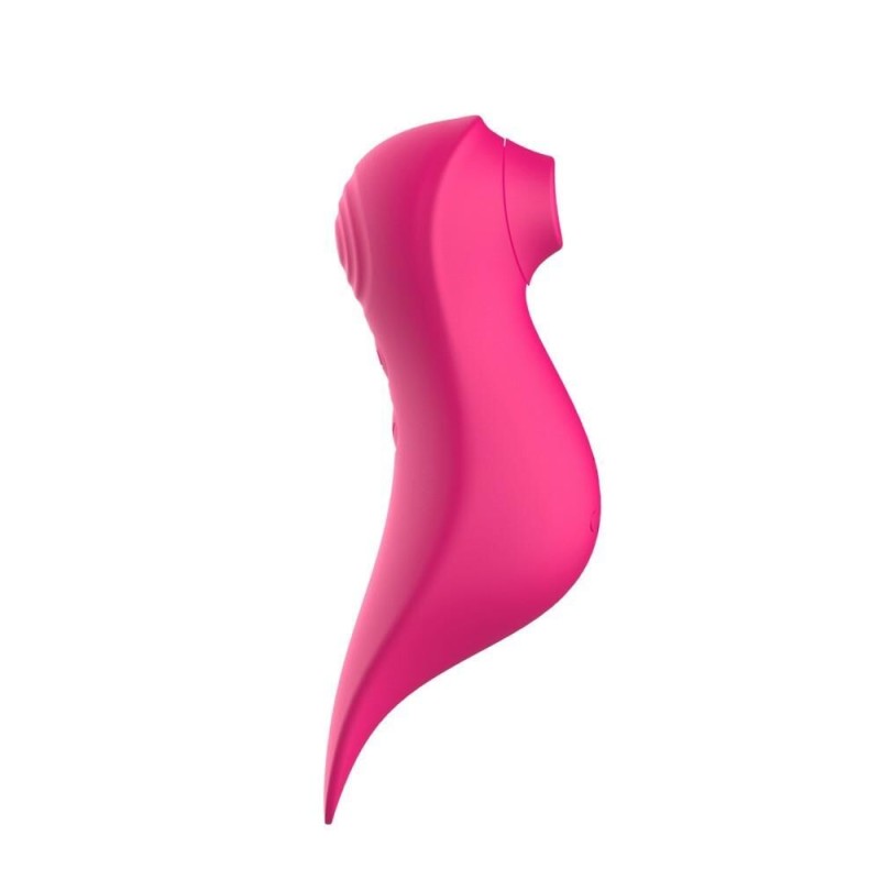 Vibromasseur stimulateur taponnage 3 en 1 fuchsia