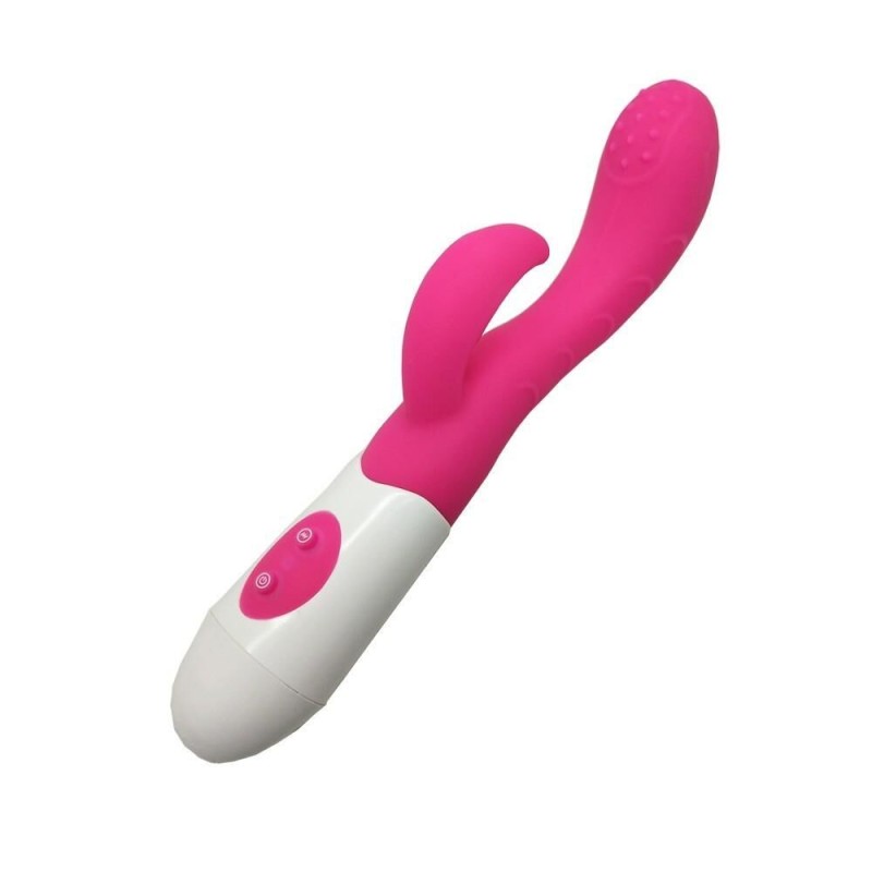 Vibromasseur rabbit rose avec picots - sextoys pas cher